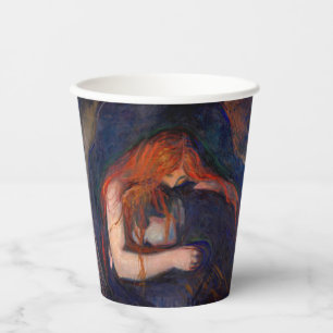 Gobelets En Papier Edvard Munch - Vampire / Amour et douleur