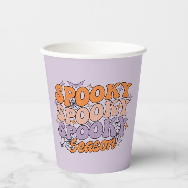 Gobelets En Papier Éffrayante saison Éffrayante (Recto)