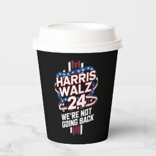 Gobelets En Papier Élection Harris Waltz 2024 Kamala Harris Tim Waltz