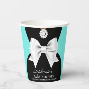 Gobelets En Papier Elégant Aqua Turquoise Ethnic Glam Tiffany Baby sh