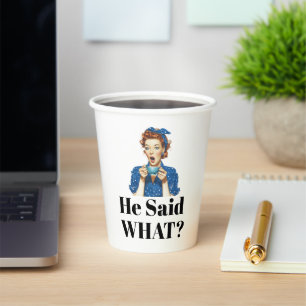 Gobelets En Papier Elle a dit quoi ? Goblet en papier