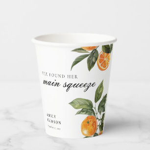 Gobelets En Papier Elle a trouvé sa douche de mariée Main Squeeze