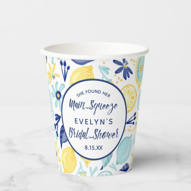 Gobelets En Papier Elle A Trouvé Sa Principale Fête des mariées De Ci (Recto)