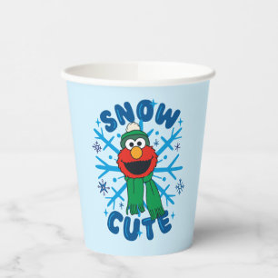 Gobelets En Papier Elmo Snow Cute