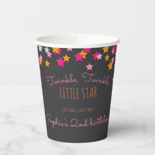 Gobelets En Papier Enfant's Birthday Twinkle Twinkle Little Star