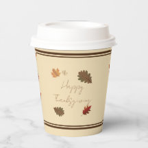 Ensemble de coupe en papier "Bon thanksgiving" (av