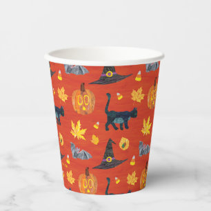 Gobelets En Papier Eric Carle   Caterpillar Motif Halloween