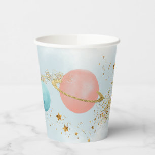 Gobelets En Papier Espace extra-atmosphérique Premier voyage autour d