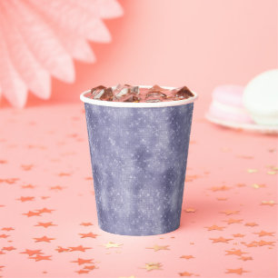 Gobelets En Papier Étincelle de rêve pourpre