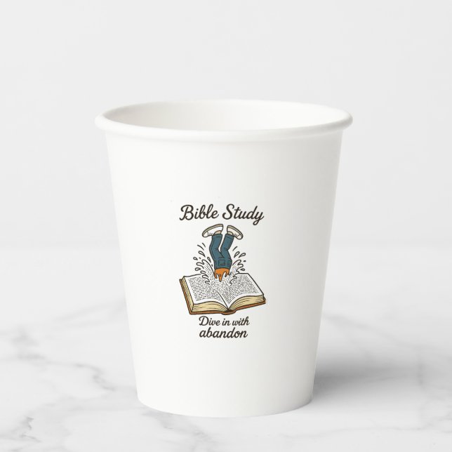 Gobelets En Papier Étude de la Bible Mug (Recto)