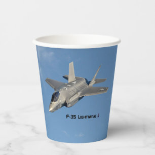 Gobelets En Papier F-35 Lightning II Panther Jet Fighter