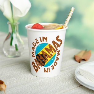 Gobelets En Papier Fabriqué aux Bahamas