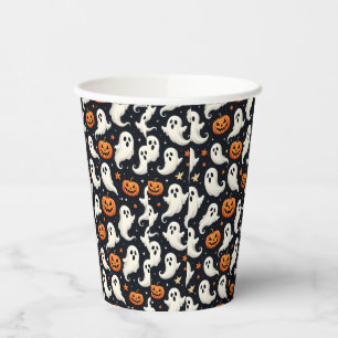 Gobelets En Papier Fantômes et Jack oLanterns