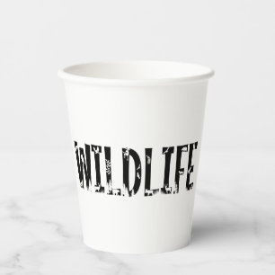 Gobelets En Papier Faune Extérieur Animaux Nature Tasse à papier de l