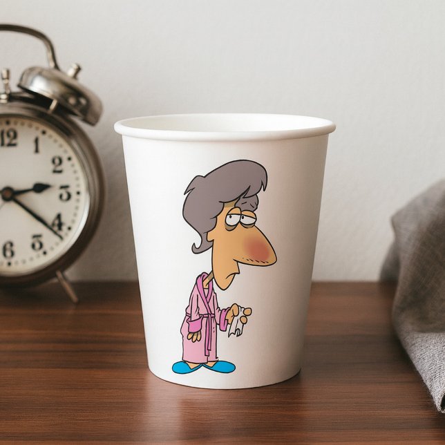 Gobelets En Papier Femme malade (Créateur téléchargé)