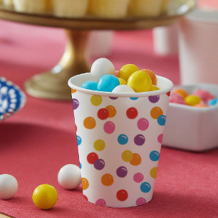 Gobelets En Papier Fête Anniversaire de enfant de gumball coloré
