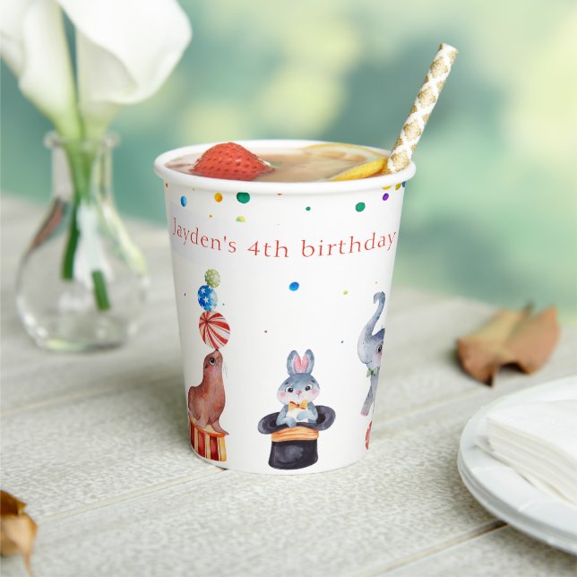 Gobelets En Papier Fête d'anniversaire Carnival Kid (Insitu)