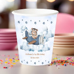 Gobelets En Papier Fête d'anniversaire de l'avion Vintage voyage<br><div class="desc">Coupes de papier pour fête d'anniversaire Vintage voyage</div>