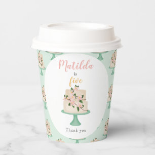 Gobelets En Papier fête d'anniversaire modifiable