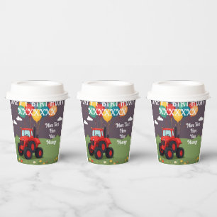 Gobelets En Papier Fête d'anniversaire personnalisée
