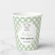Fête de bébé éléphant eucalyptus neutre en matière