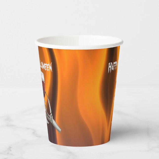 Gobelets En Papier Fête de cocktail d'Halloween sinistre (Gauche)