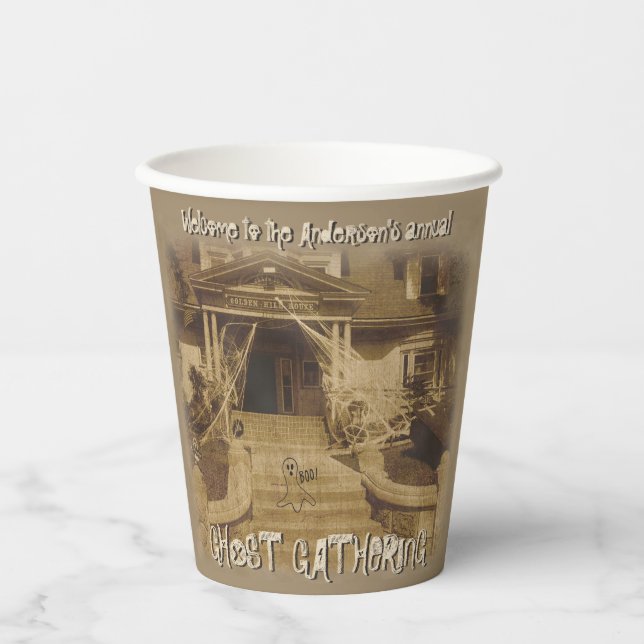 Gobelets En Papier Fête de l'Halloween (Recto)