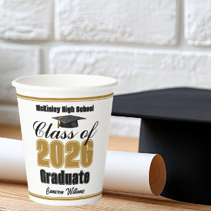 Gobelets En Papier Fête de remise des diplômes de la promotion 2026 e
