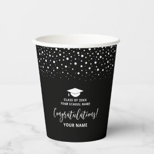 Gobelets En Papier Fête de remise des diplômes de l'école moderne noi