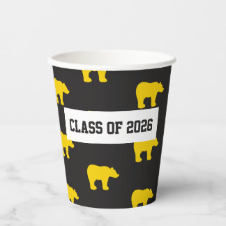 Gobelets En Papier Fête de remise des diplômes Golden Bear ou réunion