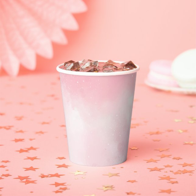 Gobelets En Papier Fête des nuages roses (Insitu)