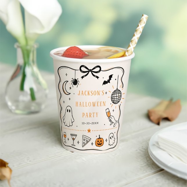 Gobelets En Papier fête d'Halloween (Créateur téléchargé)