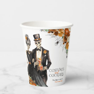Gobelets En Papier Fête d'Halloween pour adultes : Costumes et Cockta
