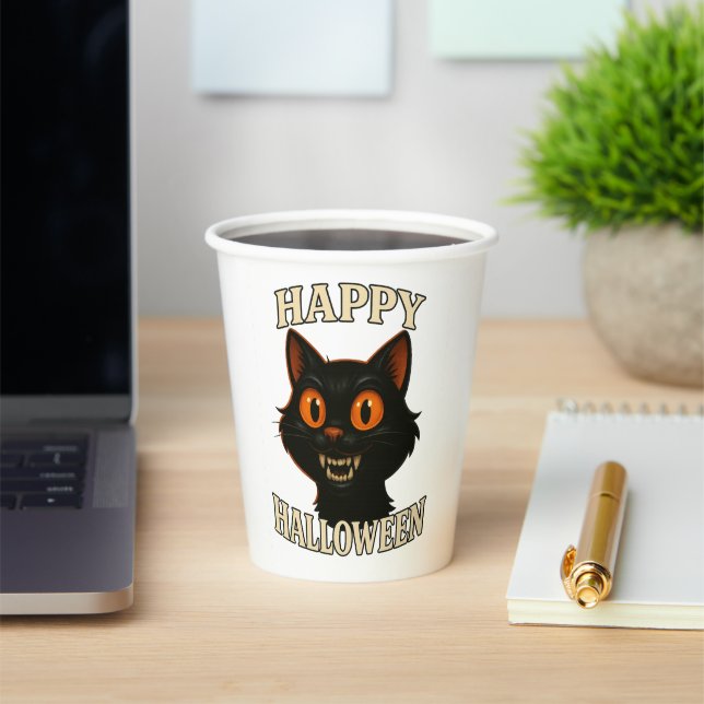 Gobelets En Papier Fête éffrayante d'Halloween (Insitu)