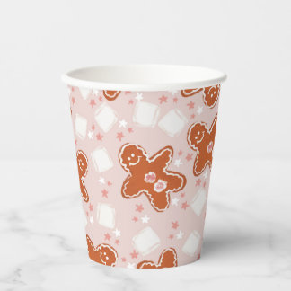 Gobelets En Papier Fête Noël d'hiver