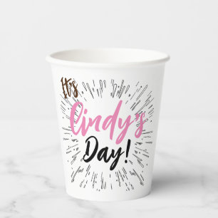 Gobelets En Papier Fête personnalisée