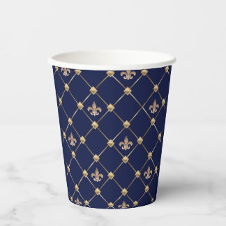 Gobelets En Papier Fleur de Lis