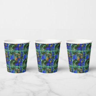 Gobelets En Papier Floral