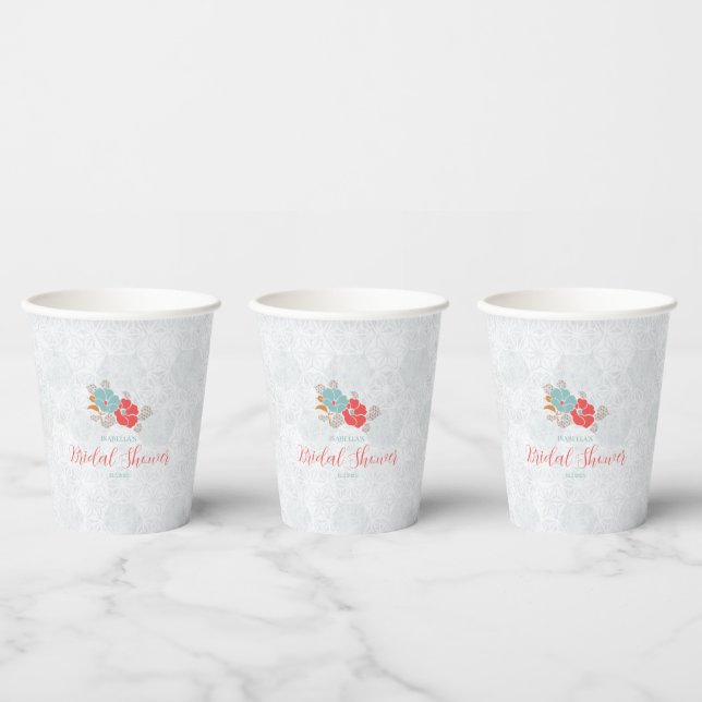 Gobelets En Papier "Floral Elegance" Collection  (Multi)