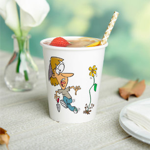 Gobelets En Papier Flower Fright