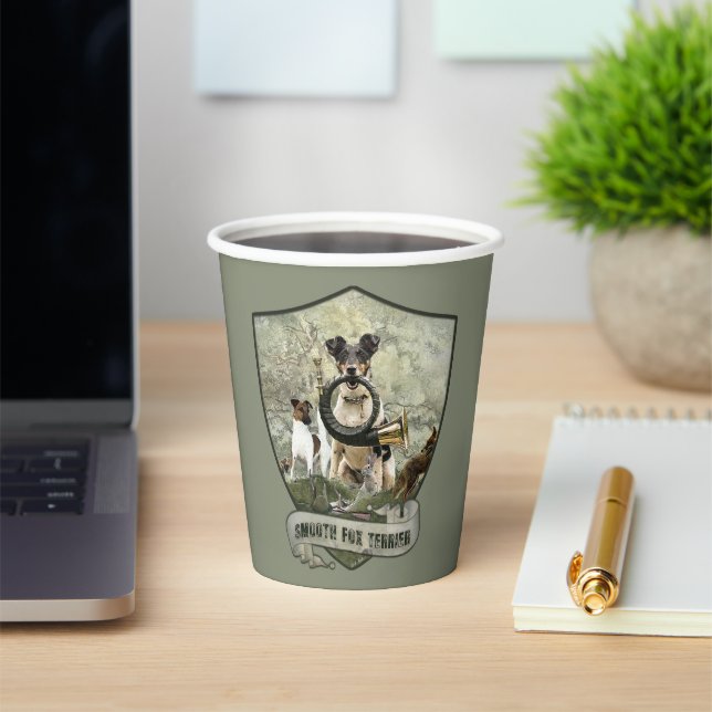 Gobelets En Papier Fluide Fox Terrier (Insitu)