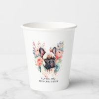 French Bulldog Flowee Café et Frenchie Kisses