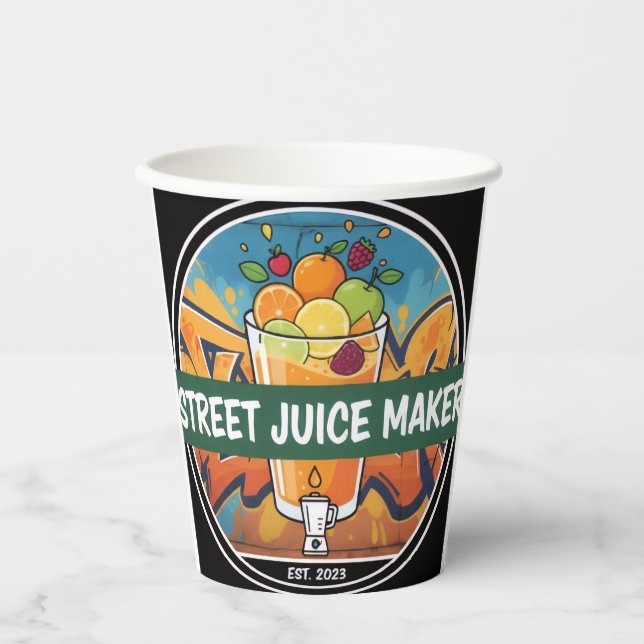 Gobelets En Papier Fruit juice (Recto)