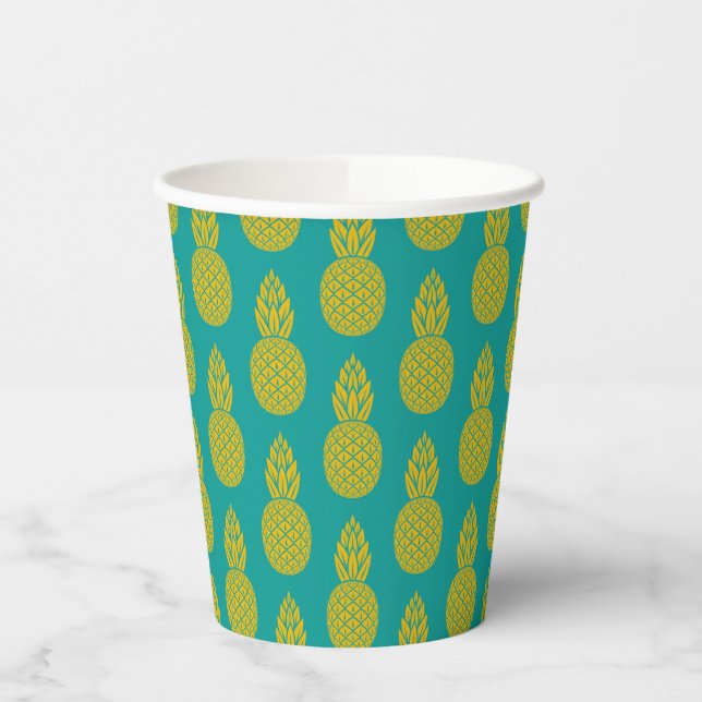 Gobelets En Papier Fruit tropical ananas (Gauche)