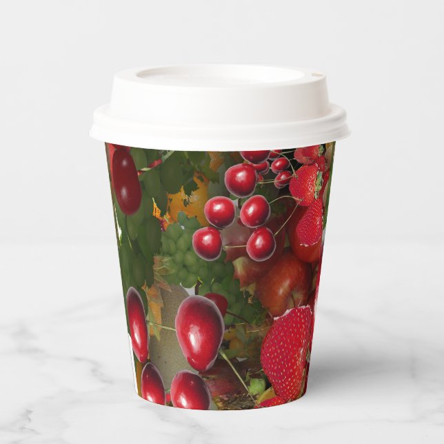 Gobelets En Papier Fruits (Recto)