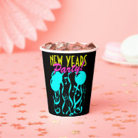 Fun New Years Eve fête coupes de papier personnali