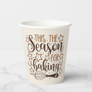 Gobelets En Papier Fun 'Tis Season for Baking Design