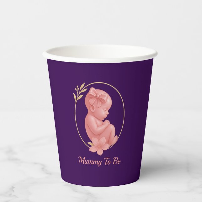 Gobelets en Papier - Future Maman (Recto)