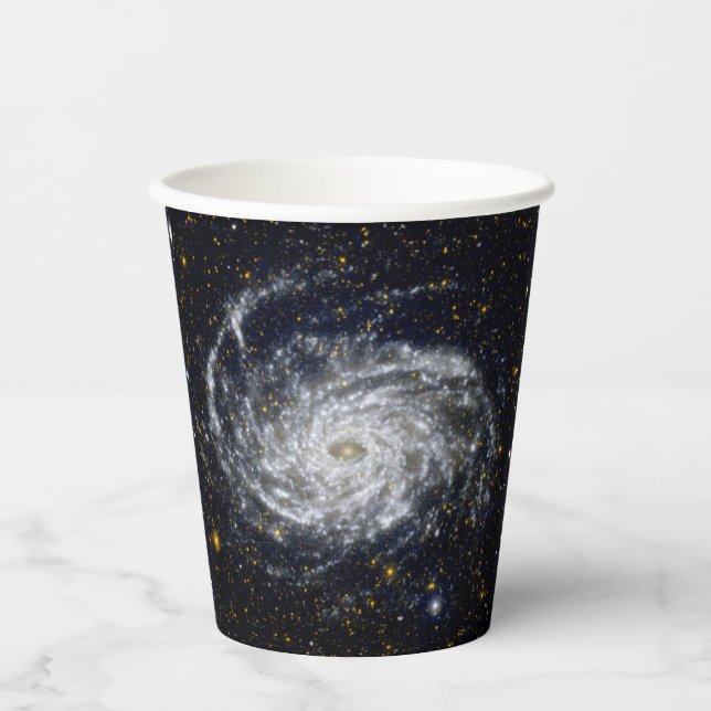 Gobelets En Papier Galaxie spirale (Recto)