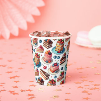Gobelets En Papier Gâteau sur ton visage
